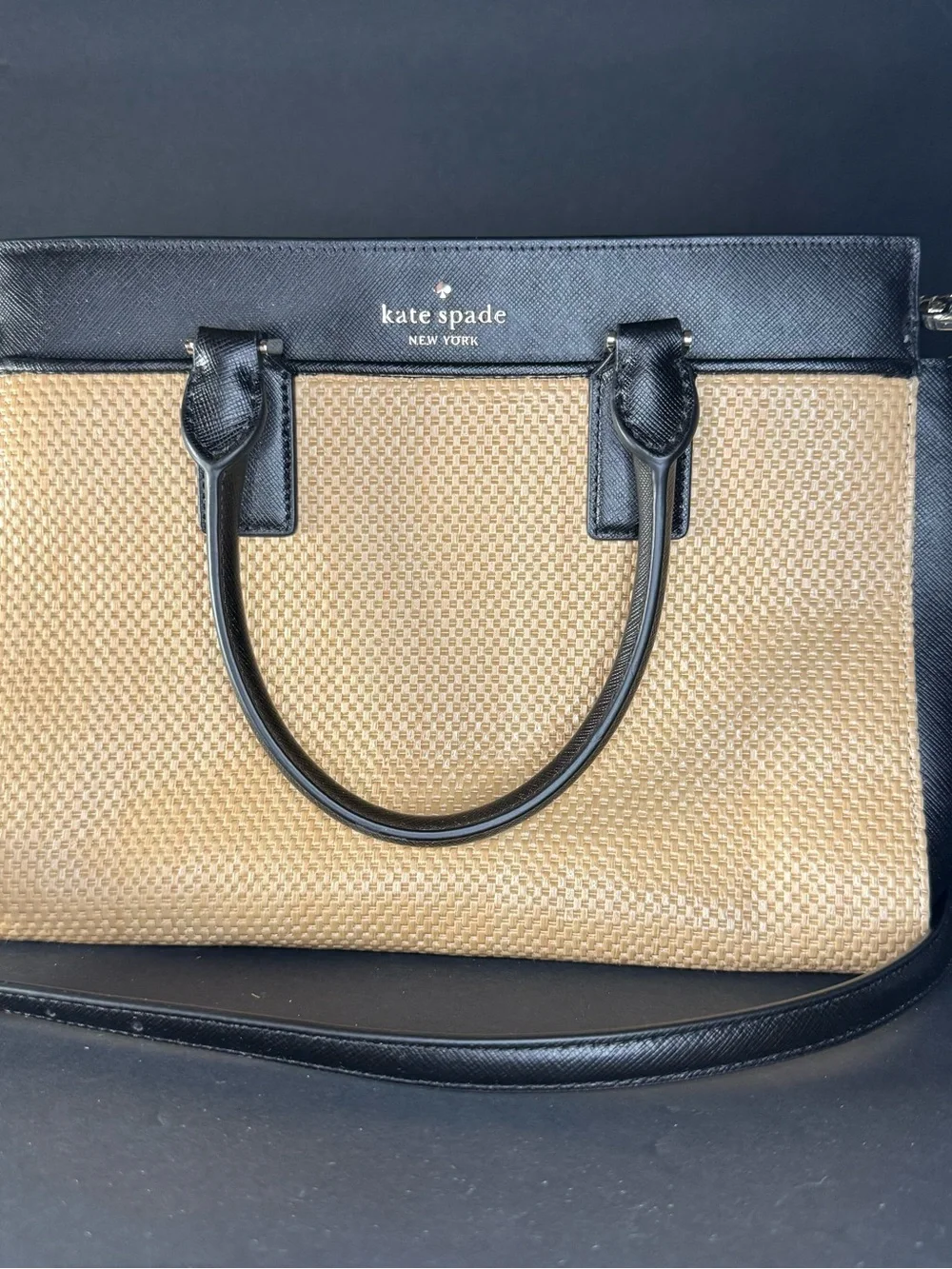 kate spade Cameron Street Candace Raffia Satchel